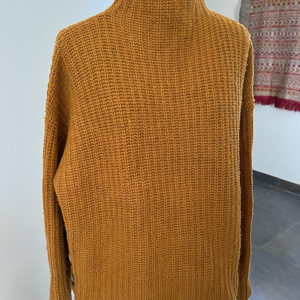 Madewell Mustard Knit Sweater